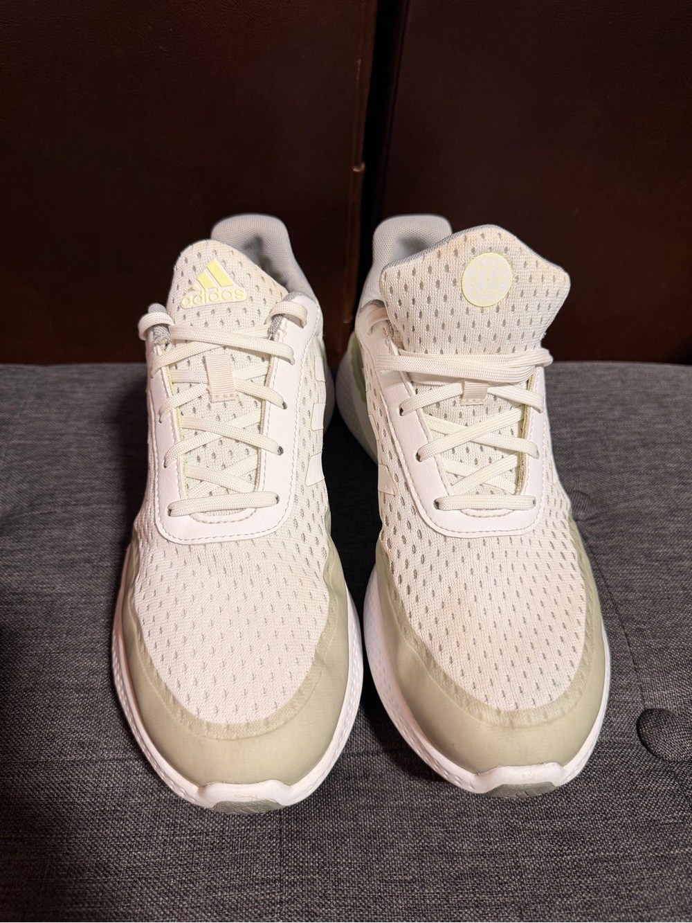 Adidas Summervent Spikeless Golf Shoes White Lime Womens Size 9.5 - Picture 5 of 7